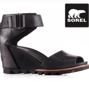 SOREL JOANIE WEDGE SANDALS Size 7.5 NWOT